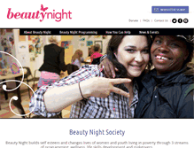 Tablet Screenshot of beautynight.org